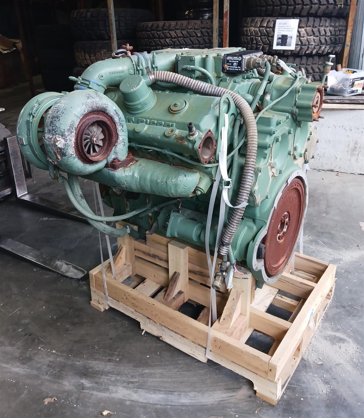 Detroit Diesel 8V71 Diesel Engine Mechanical 8V71 Turbo Super
